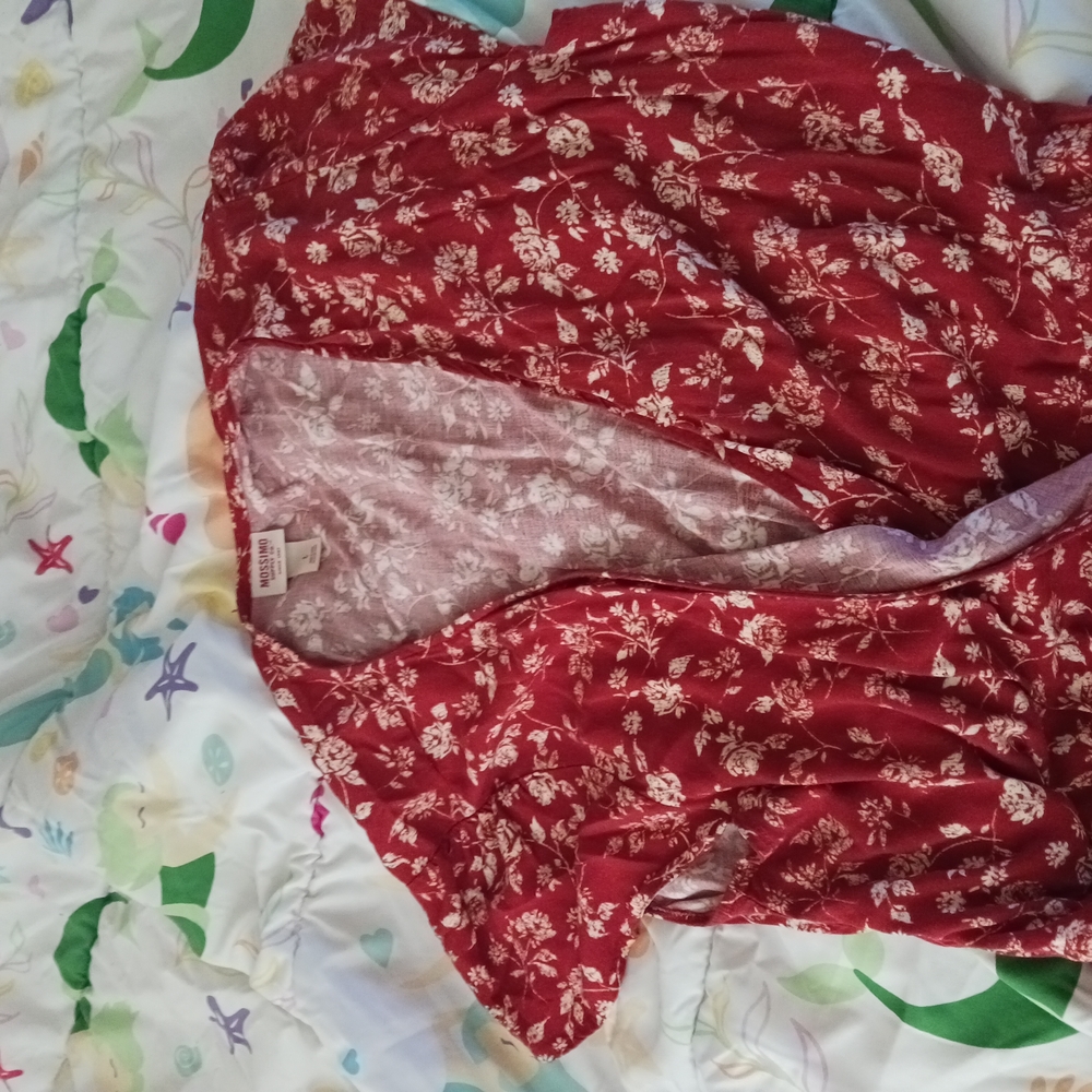 Red Floral Dress